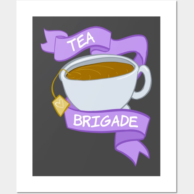 Tea Brigade Wall Art by mcbenik